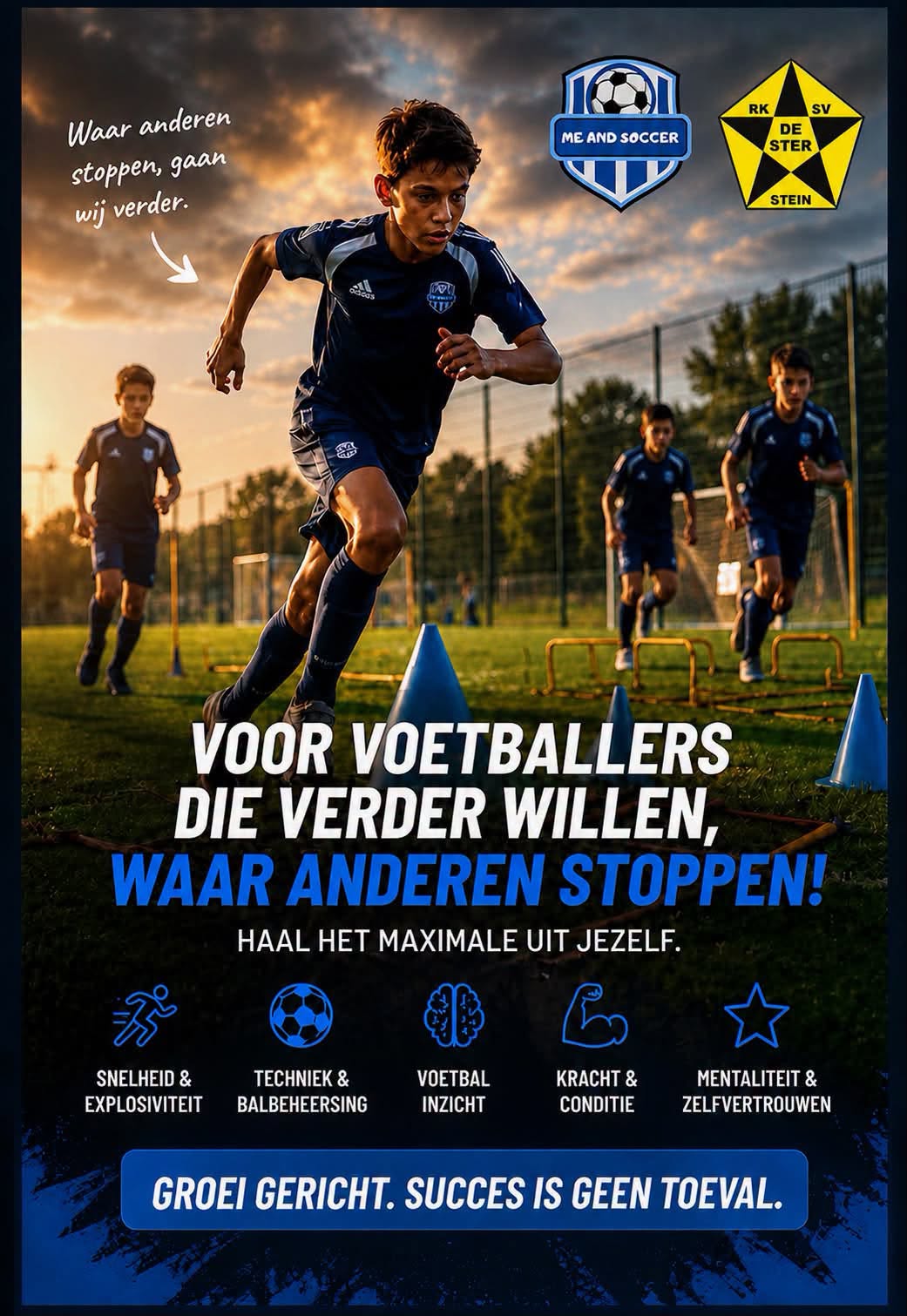 Voetbalacademy geeft trainingen bij De Ster